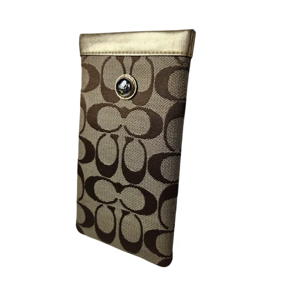 Coach Signature "C" Monogram Soft Slip-In Pouch Eyeglasses Sunglasses - Picture 2 of 7